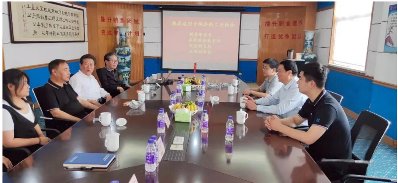 中國涂料工業(yè)協(xié)會會長劉普軍探訪天津重點涂料企業(yè)