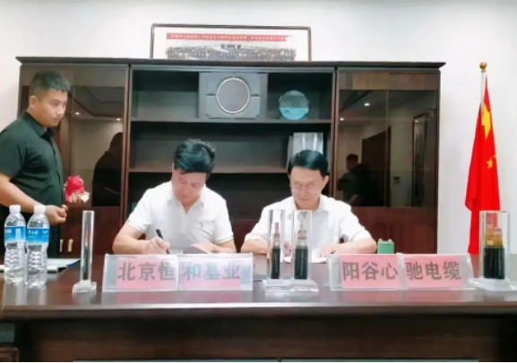 山東陽谷萬里行電纜有限公司迎來了一支重要的訪客團隊。來自北京的恒和基業(yè)建設發(fā)展有限公司董事長馬國東率領(lǐng)團隊蒞臨該公司進行了實地考察，并簽署了一項戰(zhàn)略合作協(xié)議。陽谷萬里行電纜有限公司董事長徐振起以及公司高層對恒和基業(yè)的到訪表示了熱烈的歡迎。雙方領(lǐng)導隨后就各自公司的現(xiàn)狀和未來發(fā)展趨勢進行了詳細介紹。