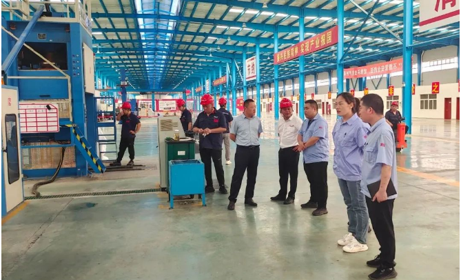 寶勝（山東）電纜一行蒞臨正威泰安項目參觀學(xué)習(xí)