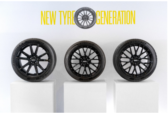 三款新品輪胎展現(xiàn)了其獨特的研發(fā)成果。倍耐力P Zero E是其中之一，該輪胎采用了倍耐力自主研發(fā)的