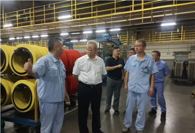 安徽省化工行業(yè)協(xié)會(huì)主任李朝東、會(huì)長(zhǎng)楊青元一行蒞臨雙錢集團(tuán)(安徽)回力輪胎有限公司實(shí)地調(diào)研。雙錢集團(tuán)(安徽)總經(jīng)理唐勇等人的熱情接待了來(lái)訪人員。