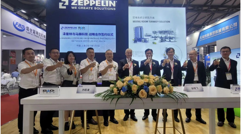 雙方本著“共創(chuàng)新價(jià)值，共贏新市場(chǎng)”的原則，深度融合在輪胎橡膠及輪胎再循環(huán)工廠(chǎng)，特別是輪胎行業(yè)的小料配料系統(tǒng)中，實(shí)現(xiàn)“軟+硬”協(xié)同共贏。在整體解決方案、市場(chǎng)拓展、項(xiàng)目推進(jìn)和實(shí)施交付等方面展開(kāi)全面合作，以實(shí)現(xiàn)技術(shù)和成本的領(lǐng)先優(yōu)勢(shì)，為中國(guó)客戶(hù)提供高性?xún)r(jià)比的輪胎工廠(chǎng)解決方案，共同推動(dòng)行業(yè)的高質(zhì)量、可持續(xù)、綠色低碳發(fā)展。雙方的共同努力有望為中國(guó)輪胎行業(yè)注入新的動(dòng)力，引領(lǐng)行業(yè)創(chuàng)新發(fā)展的新篇章。