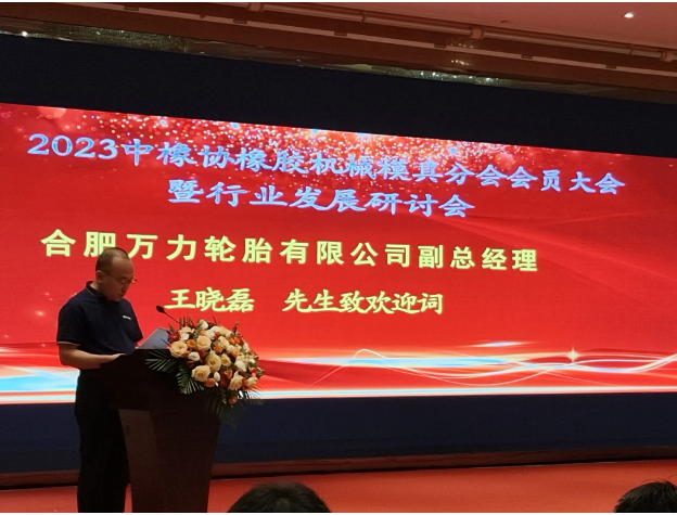 會(huì)議的開(kāi)場(chǎng)由東道主安徽大道模具總經(jīng)理王金治和合肥萬(wàn)力輪胎副總經(jīng)理王曉磊共同致歡迎詞。他們熱情地歡迎了與會(huì)嘉賓，并期待著在本次研討會(huì)上分享和交流行業(yè)的最新動(dòng)態(tài)和發(fā)展。