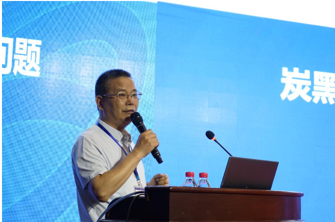 會(huì)議的另一亮點(diǎn)是有關(guān)裝備應(yīng)用的報(bào)告，包括青島德固特節(jié)能裝備股份有限公司研發(fā)部朱紫龍、太原太航德克森自控工程股份有限公司技術(shù)中心主任助理劉晶晶、新樂市高工機(jī)械有限公司總經(jīng)理陳慶豐的介紹。他們分別闡述了橇裝式炭黑節(jié)能生產(chǎn)線、科里奧利質(zhì)量流量計(jì)以及綠色低碳干法擠壓造粒機(jī)組等先進(jìn)裝備在炭黑行業(yè)的廣泛應(yīng)用，為行業(yè)的技術(shù)革新提供了新思路。