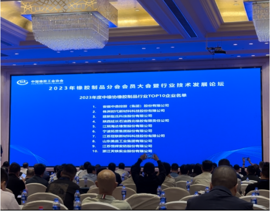 2023年橡膠制品分會(huì)會(huì)員大會(huì)暨行業(yè)技術(shù)發(fā)展論壇的成功舉辦將促進(jìn)行業(yè)內(nèi)外的合作交流，助力橡膠制品行業(yè)在新時(shí)代展開(kāi)新的征程。