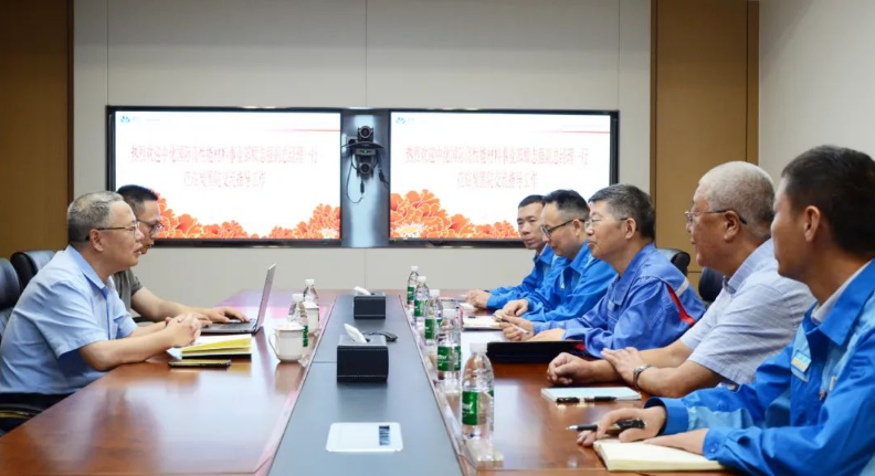 中化國際高性能材料事業(yè)部顧志強副總經(jīng)理率領(lǐng)代表團(tuán)蒞臨中昊黑元化工研究設(shè)計院有限公司(簡稱炭黑院)，就新能源硅碳負(fù)極材料技術(shù)合作進(jìn)行了深入研討。