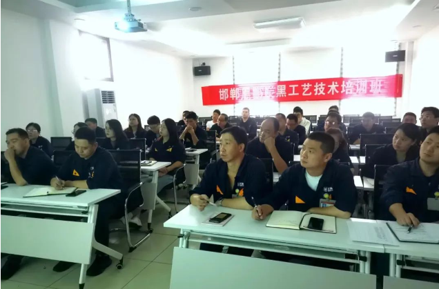 近期，邯鄲黑貓組織開展炭黑生產(chǎn)工藝技術(shù)培訓(xùn)，旨在提高員工的技能水平，優(yōu)化生產(chǎn)流程，以進一步鞏固企業(yè)的生產(chǎn)實力。