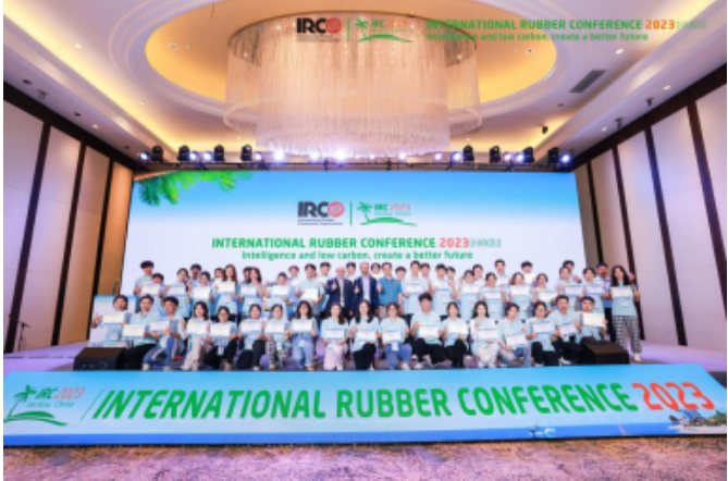 IRC2023同時設(shè)有展覽，共有28家參展企業(yè)，展示了涉及輪胎、天然橡膠、合成橡膠、骨架材料、硫化劑等領(lǐng)域的新技術(shù)和產(chǎn)品。此次展覽還為企業(yè)和高校的博士、碩士研究生提供了就職交流的機會。