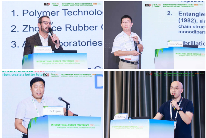 中策橡膠的四名技術(shù)專家，特聘專家Christopher G. Robertson博士、前沿技術(shù)研究中心主任Xiaorong Wang教授、子午胎研究所任福君所長、子午胎研究所副所長王丹靈博士受邀進(jìn)行大會匯報，向全球展示了公司在前瞻性基礎(chǔ)理論研究、創(chuàng)新性材料開發(fā)與應(yīng)用、輪胎行業(yè)熱點課題探究等方面的卓越實力和科研水平。四位技術(shù)專家詳細(xì)介紹了公司在這些領(lǐng)域的最新研發(fā)成果和進(jìn)展，贏得了在場觀眾的廣泛贊譽(yù)和高度評價。