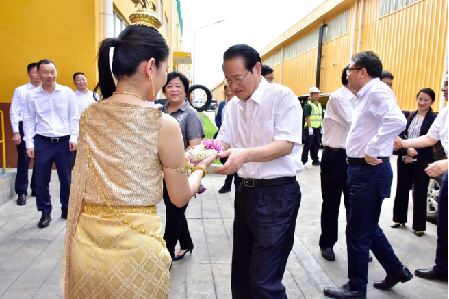 浙江省委書記、省人大常委會(huì)主任蒞臨中策泰國視察指導(dǎo)