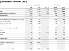 大陸集團(tuán)Q3，重組里程碑達(dá)成！
